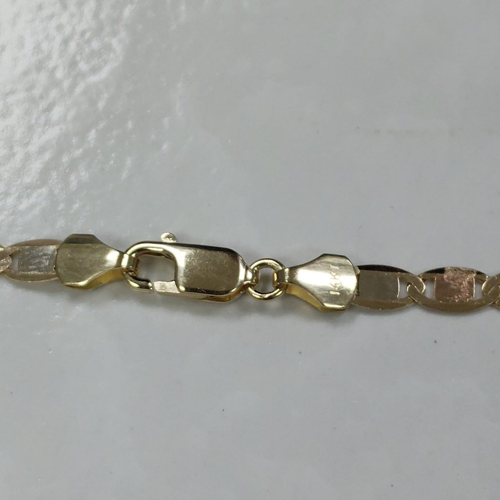 CADENAS VALENTINA/ESPEJO ORO 14K 10.8 (NUEVO)