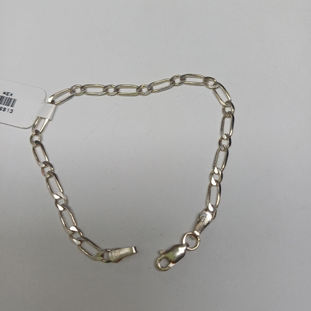 PULSERA TEJIDO 1X1 PLATA .925 18 CM 3.5 GR (NUEVO)