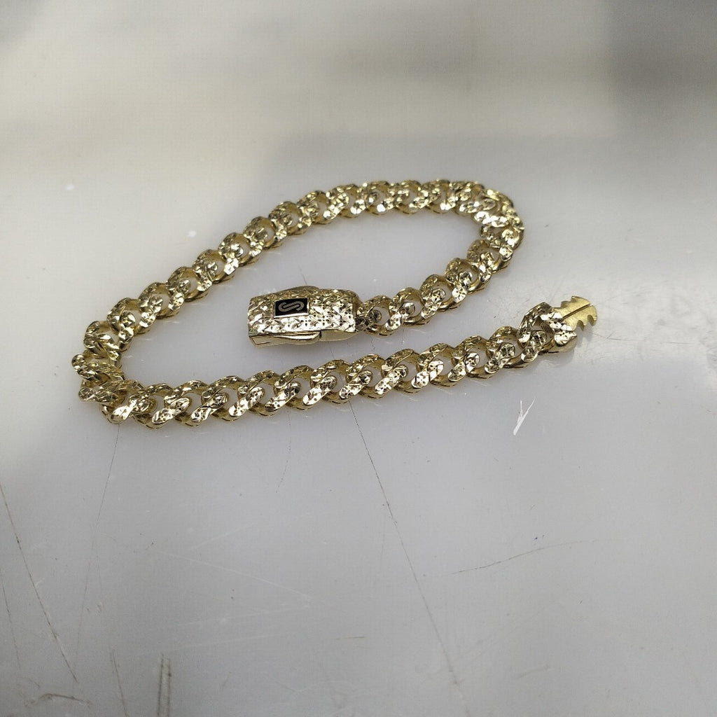 PULSERA MONACO ORO 10K 6.1 (NUEVO)