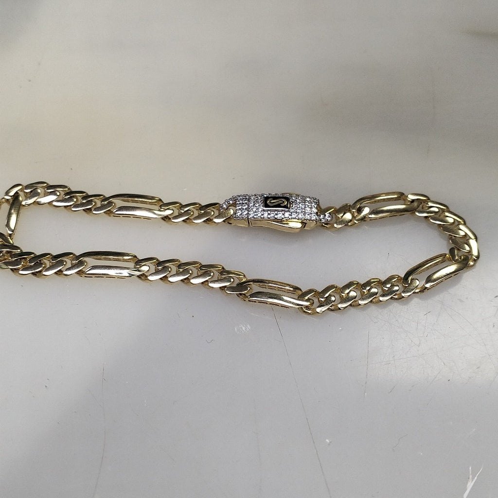 PULSERA MONACO ORO 14K 5.5 (NUEVO)