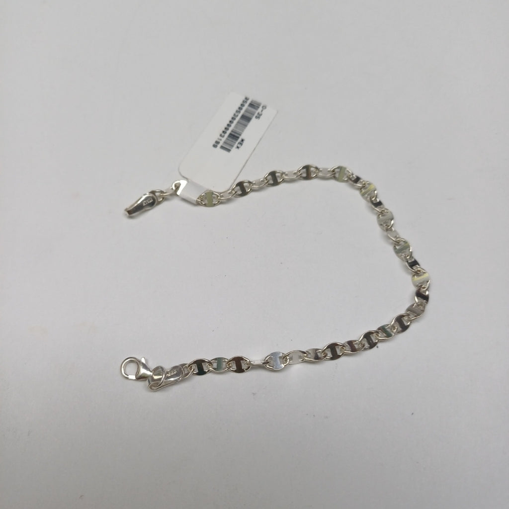 PULSERA TEJIDO ESPECIAL PLATA .925 18 CM 3.3 GR (NUEVO)