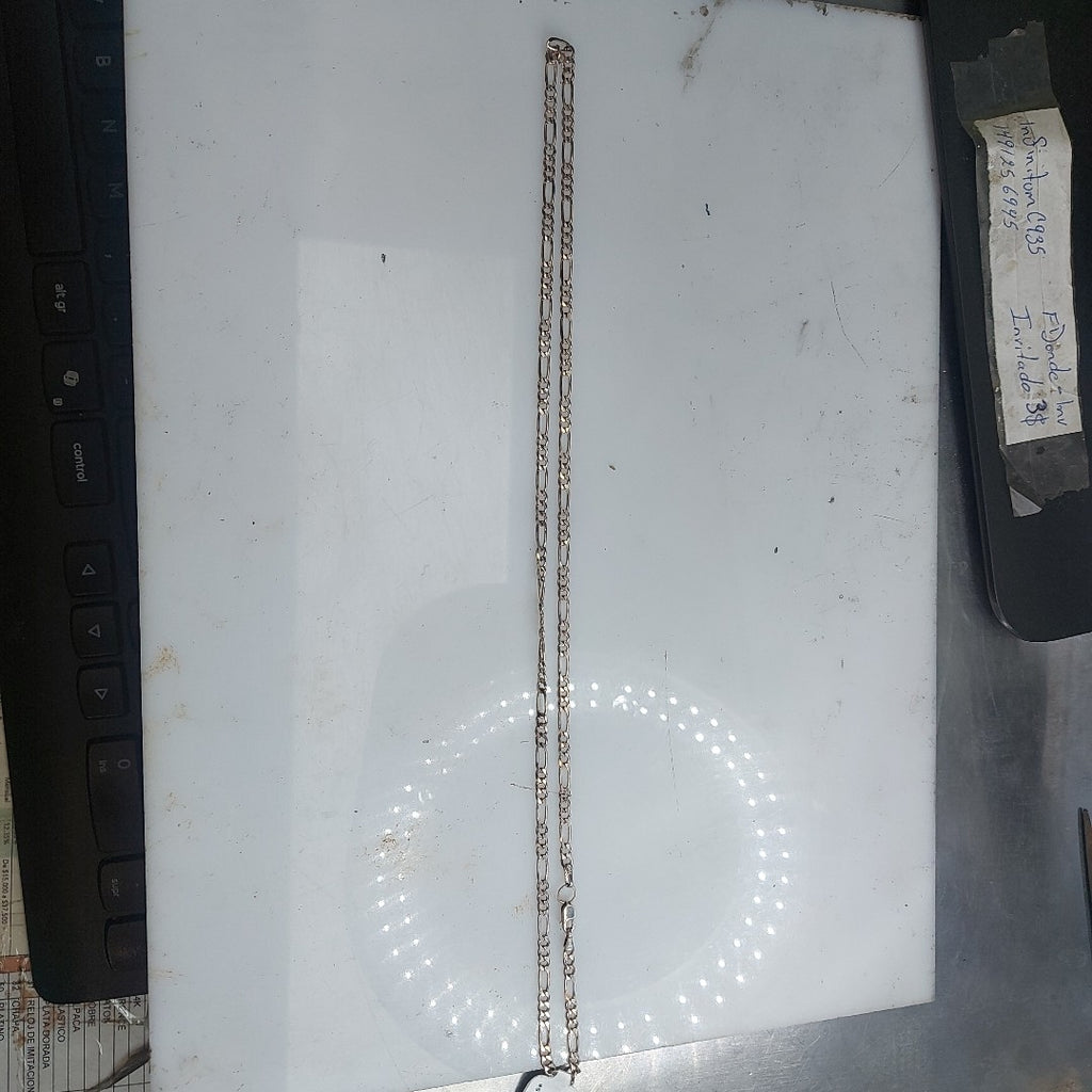 CADENA TEJIDO 3X1 PLATA .925 55 CM 7.7 GR (NUEVO)