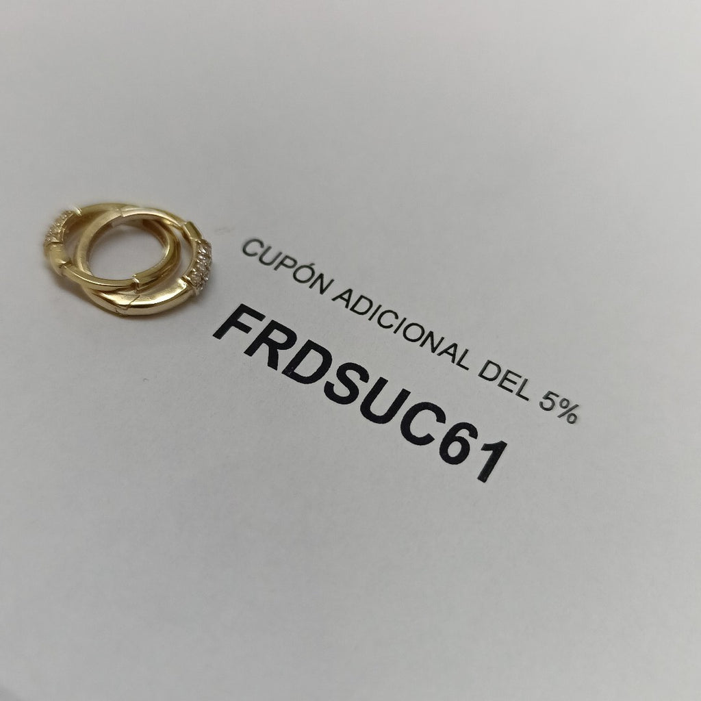 HUGGIES ORO 14K 1.3 (NUEVO)