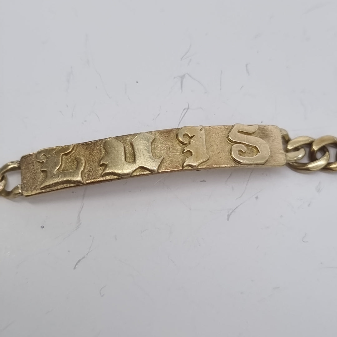 ESCLAVA ORO 10 K 6.3 GRMS (SEMINUEVO)
