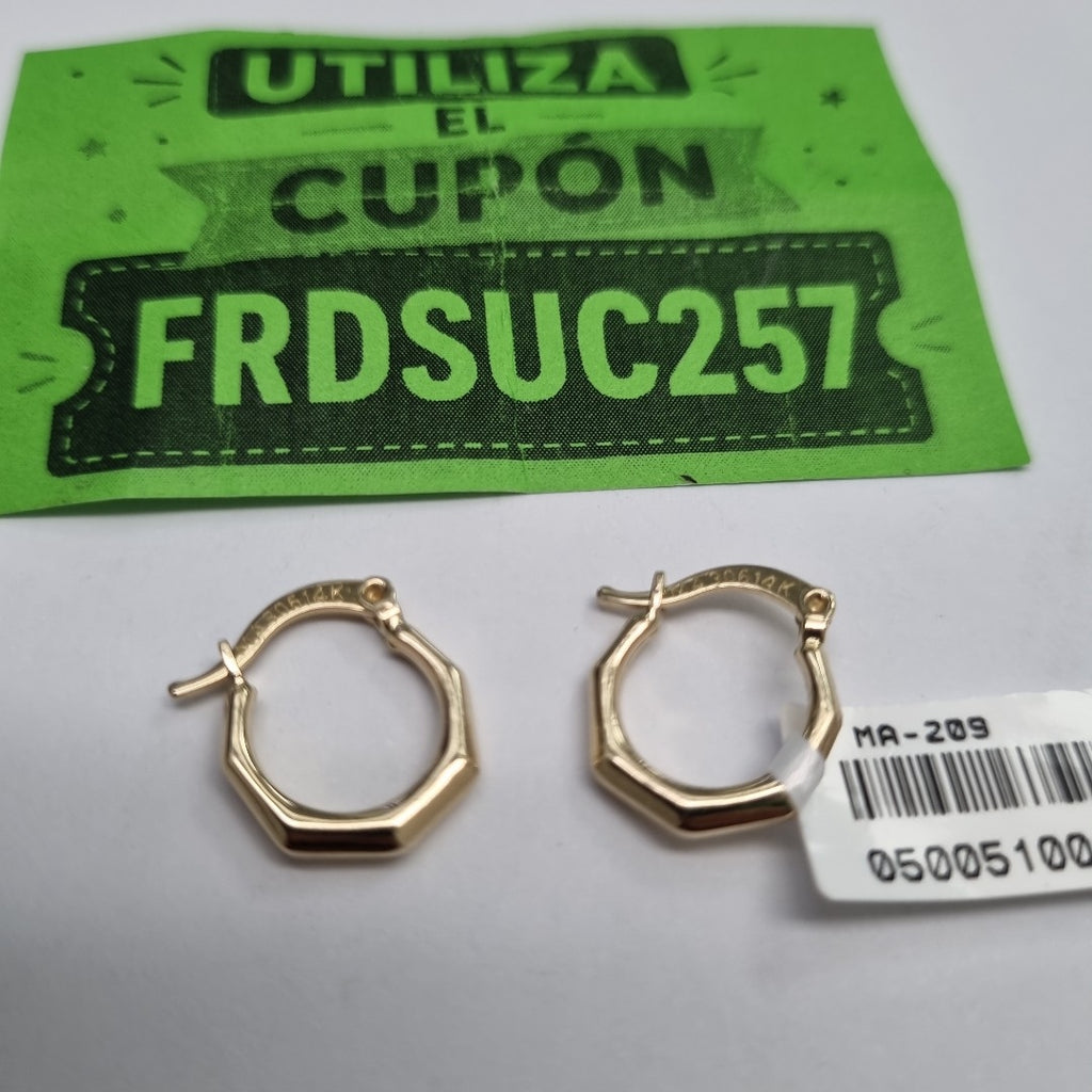 ARRACADAS ORO 14K 1 (NUEVO)
