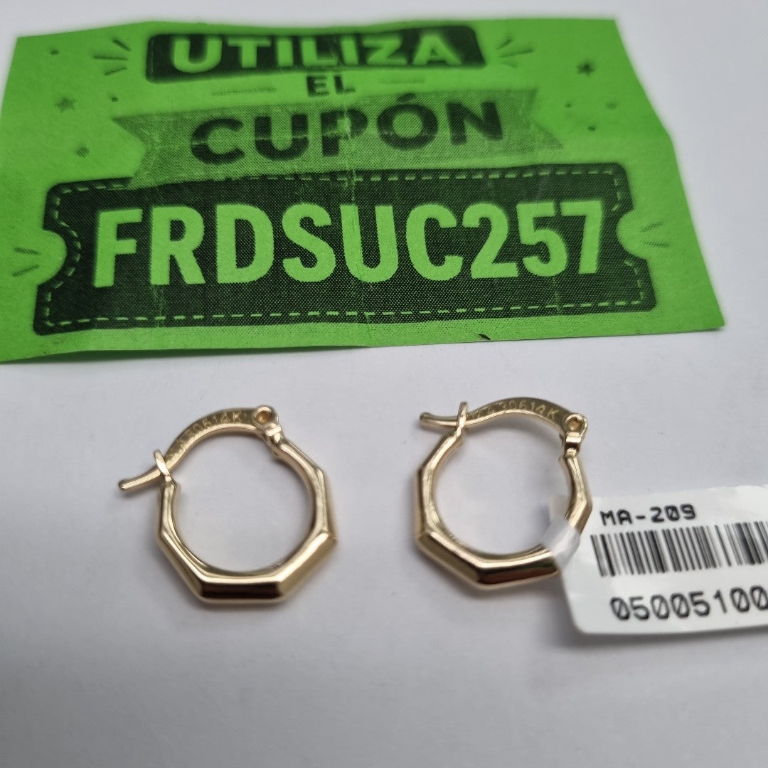 ARRACADAS ORO 14K 1 (NUEVO)