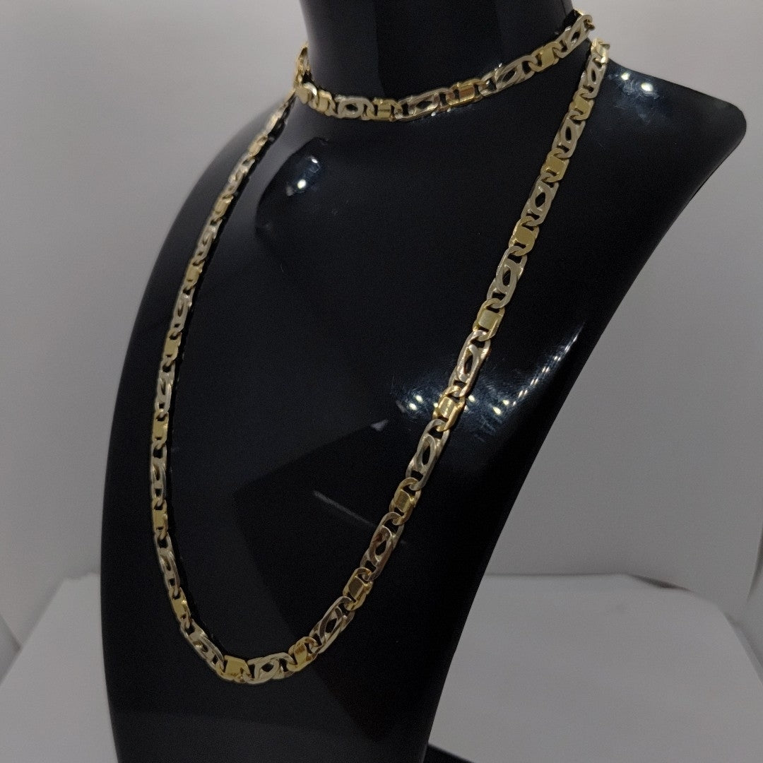CADENA ORO COMBINADO 14 K 22,70 GRMS (SEMINUEVO)