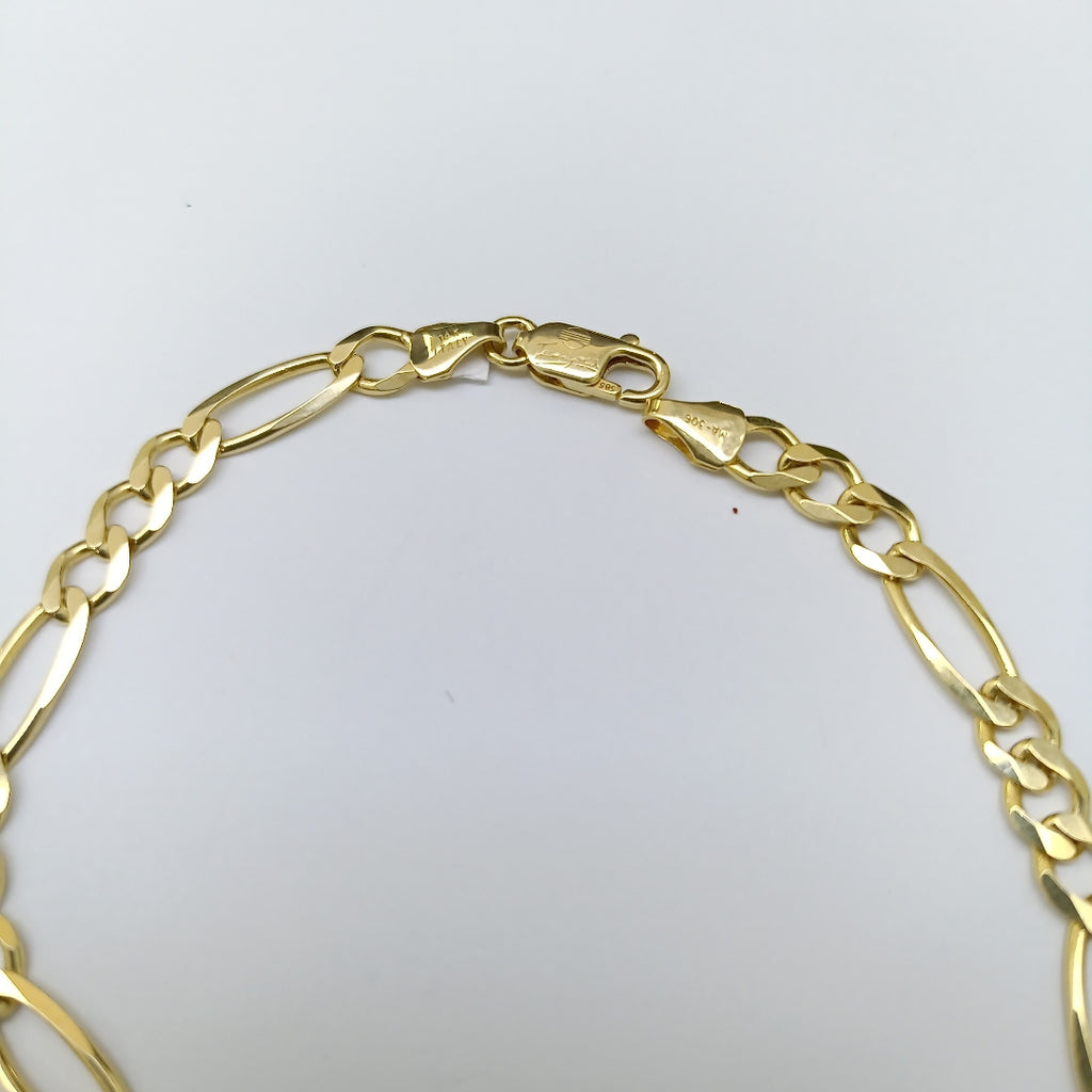 PULSERAS CABALLERO CARTIER 3 1 AMARILLA ORO 14K 7.3 (NUEVO)