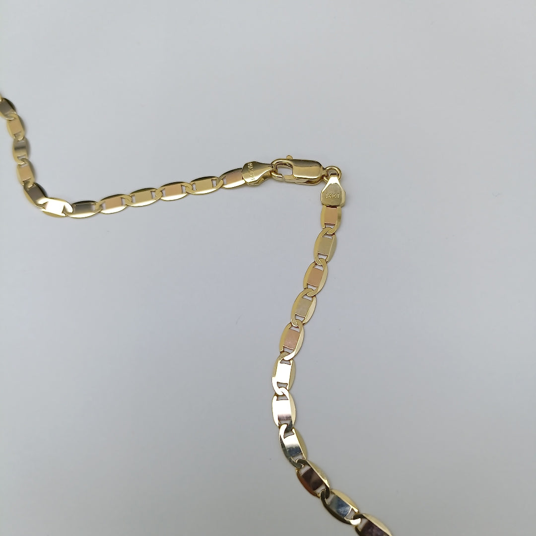 CADENAS VALENTINA/ESPEJO ORO 14K 9.9 (NUEVO)