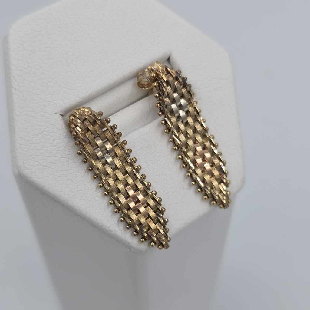 ARETES PAR ORO 8 K 3.8 GRMS (SEMINUEVO)