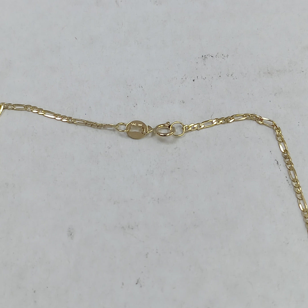 CADENAS CARTIER 3 1 AMARILLA ORO 14K 1.9 (NUEVO)