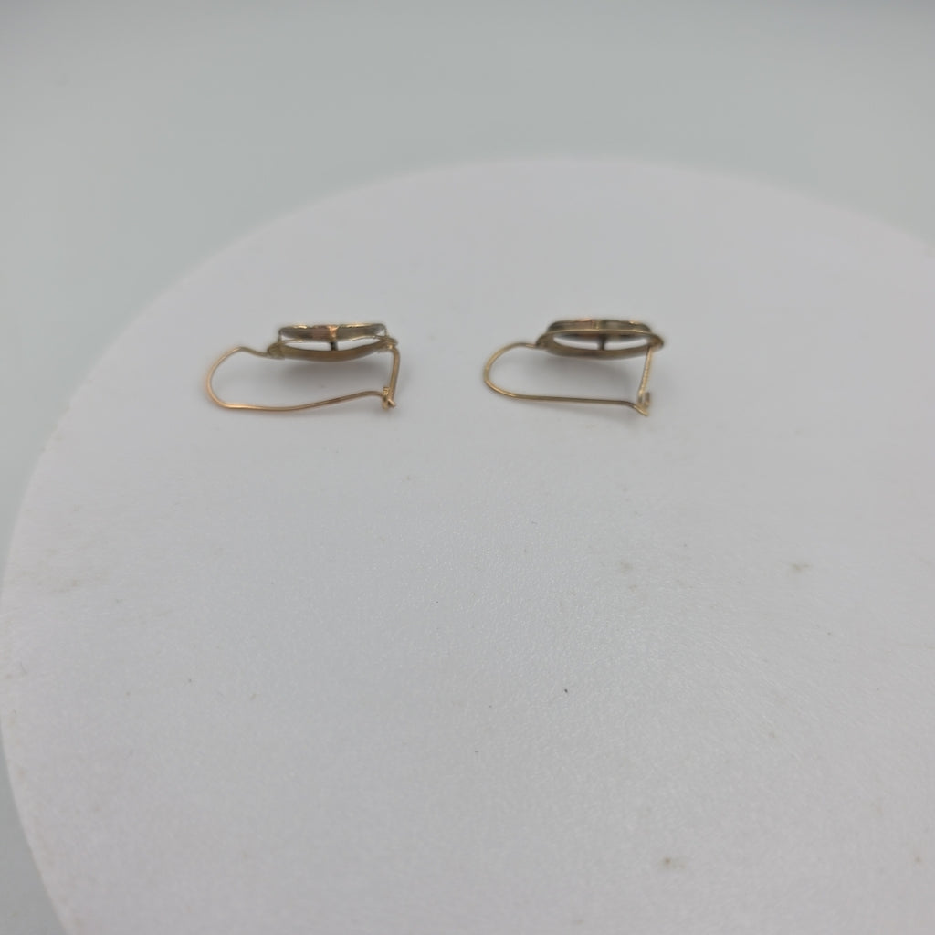 ARETES PAR ORO 8 K 1.1 GRMS (SEMINUEVO)