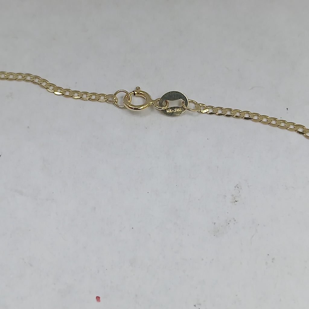 CADENAS BARBADA AMARILLA ORO 14K 2.1 (NUEVO)
