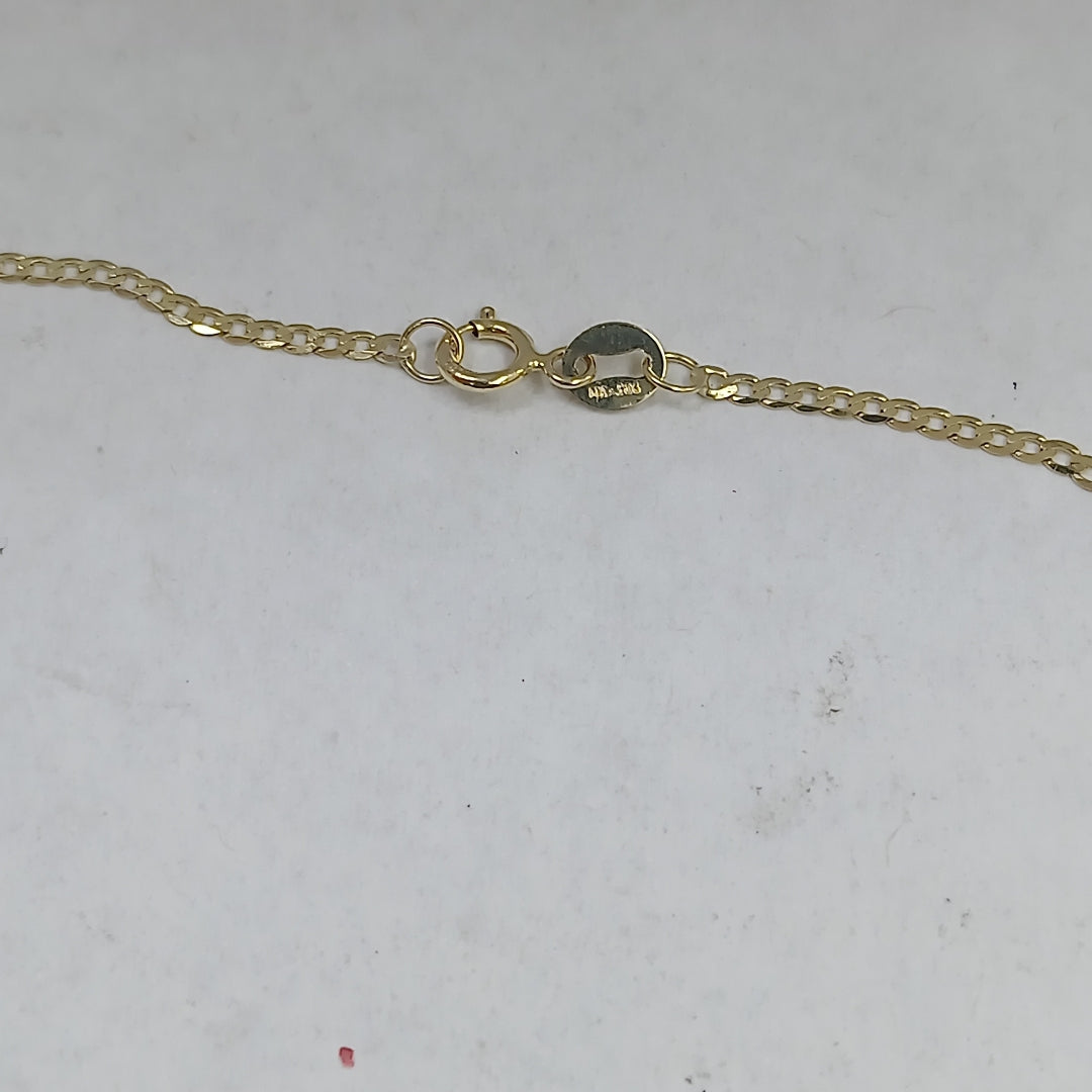 CADENAS BARBADA AMARILLA ORO 14K 2.1 (NUEVO)