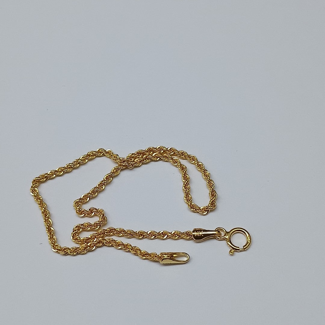 PULSERAS DAMA TORSAL ORO 14K 0.7 (NUEVO)