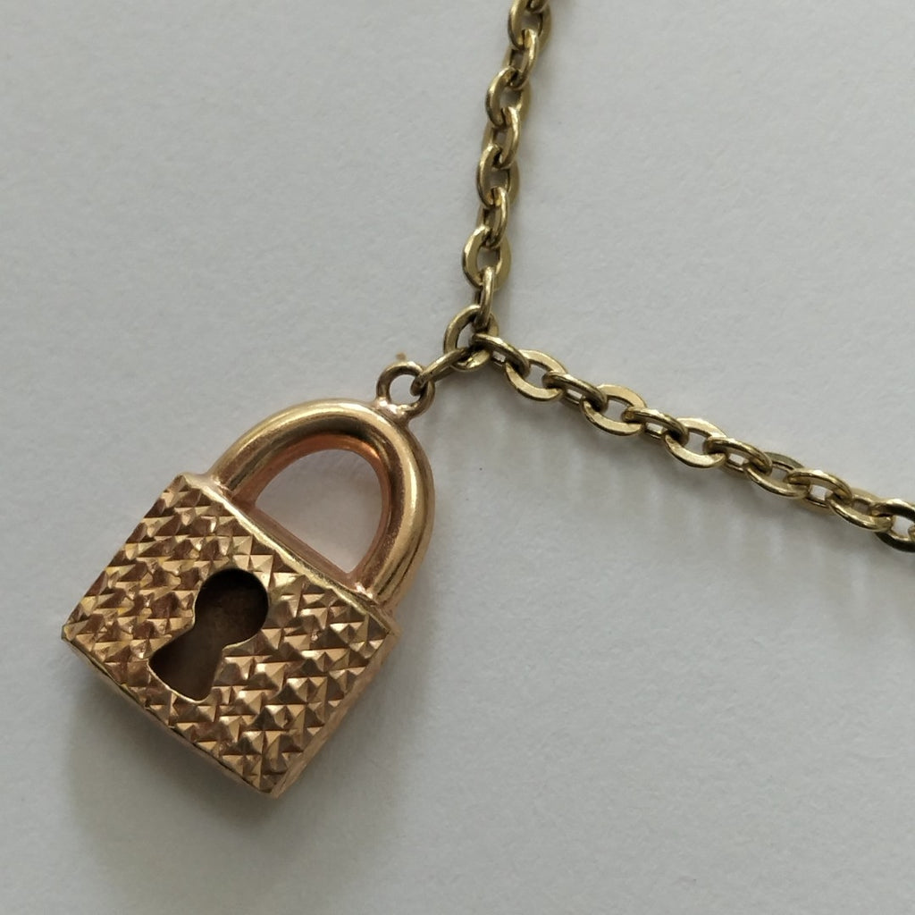 PULSERA ORO COMBINADO 10 K 4,80 GRMS (SEMINUEVO)