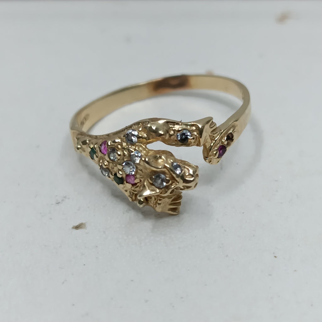 ANILLO ORO 14 K 2 GRMS (SEMINUEVO)
