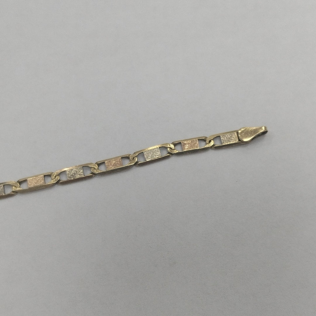 PULSERA ORO, ORO COMBINADO 14 K 6.7 GRMS (SEMINUEVO)