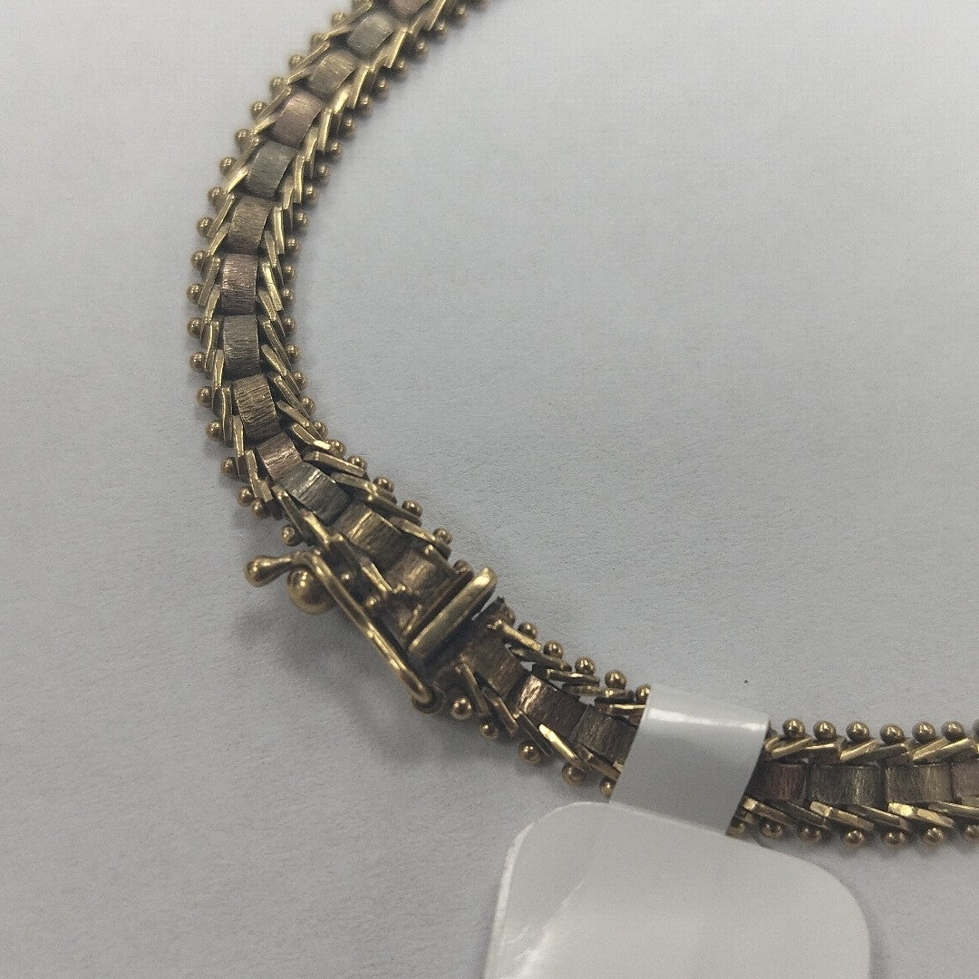 PULSERA ORO COMBINADO 14 K 8.5 GRMS (SEMINUEVO)
