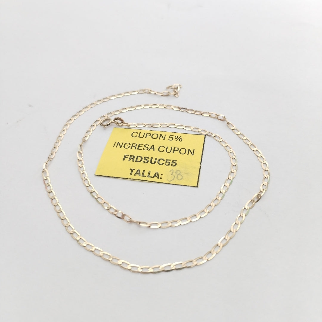 CADENA ORO 14 K 1,50 GRMS (SEMINUEVO)