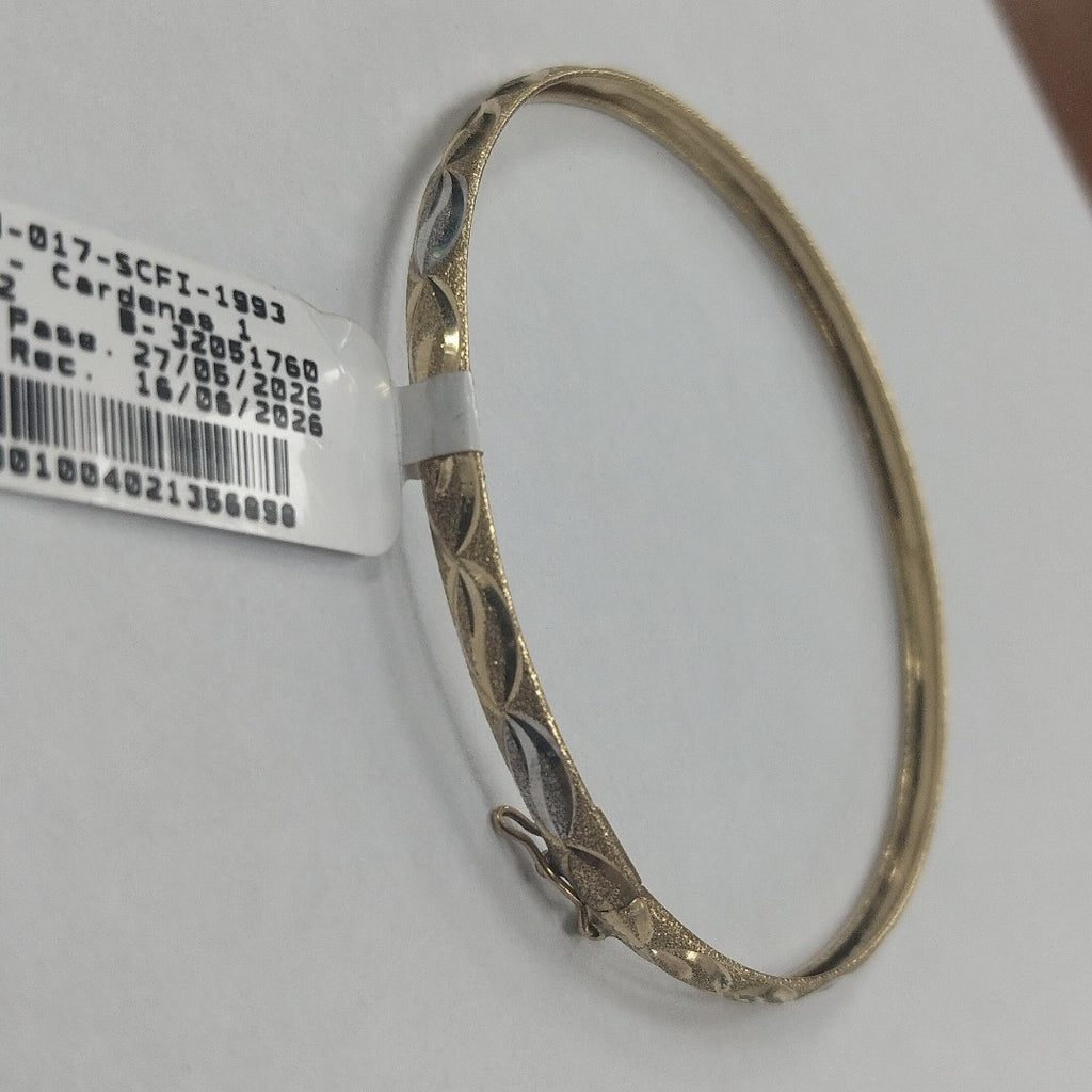 PULSERA RIGIDA ORO 10 K 4,60 GRMS (SEMINUEVO)