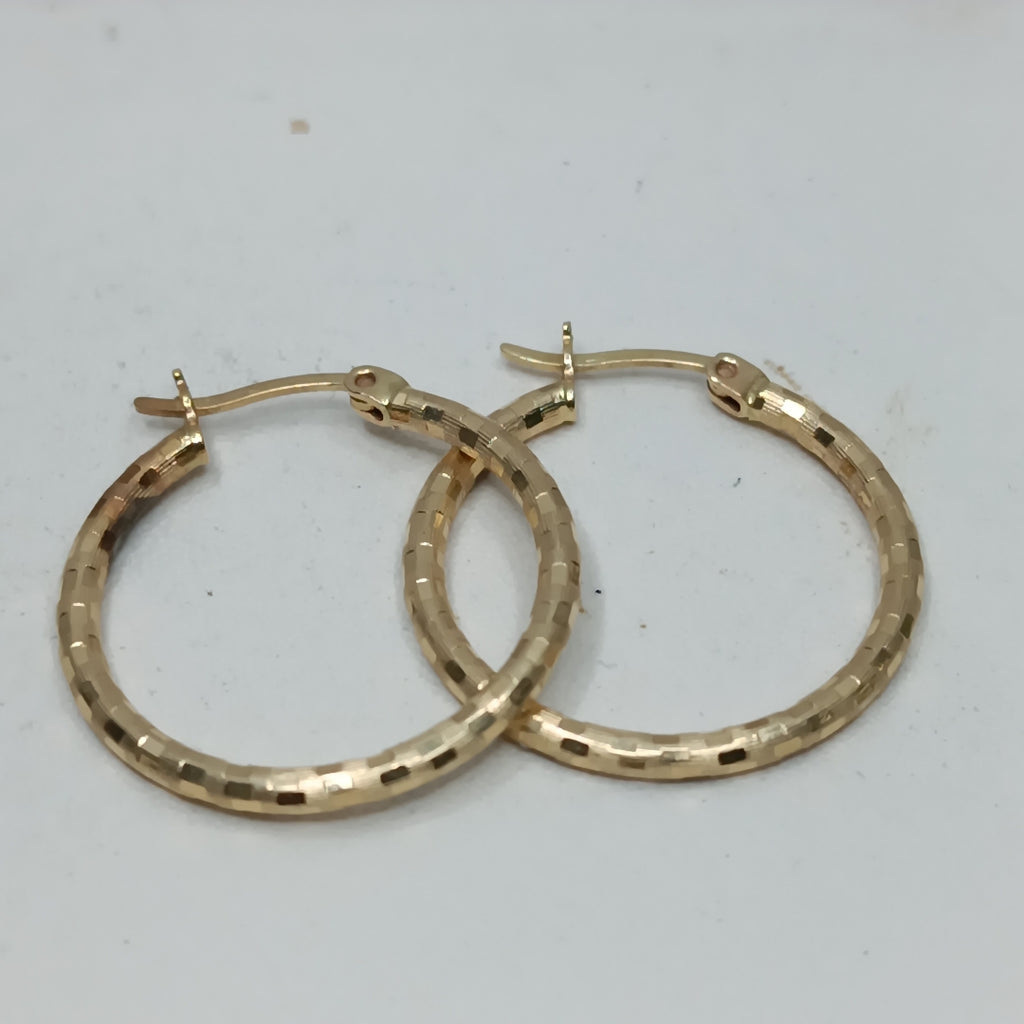 ARRACADAS PAR ORO 14 K 2.6 GRMS (SEMINUEVO)