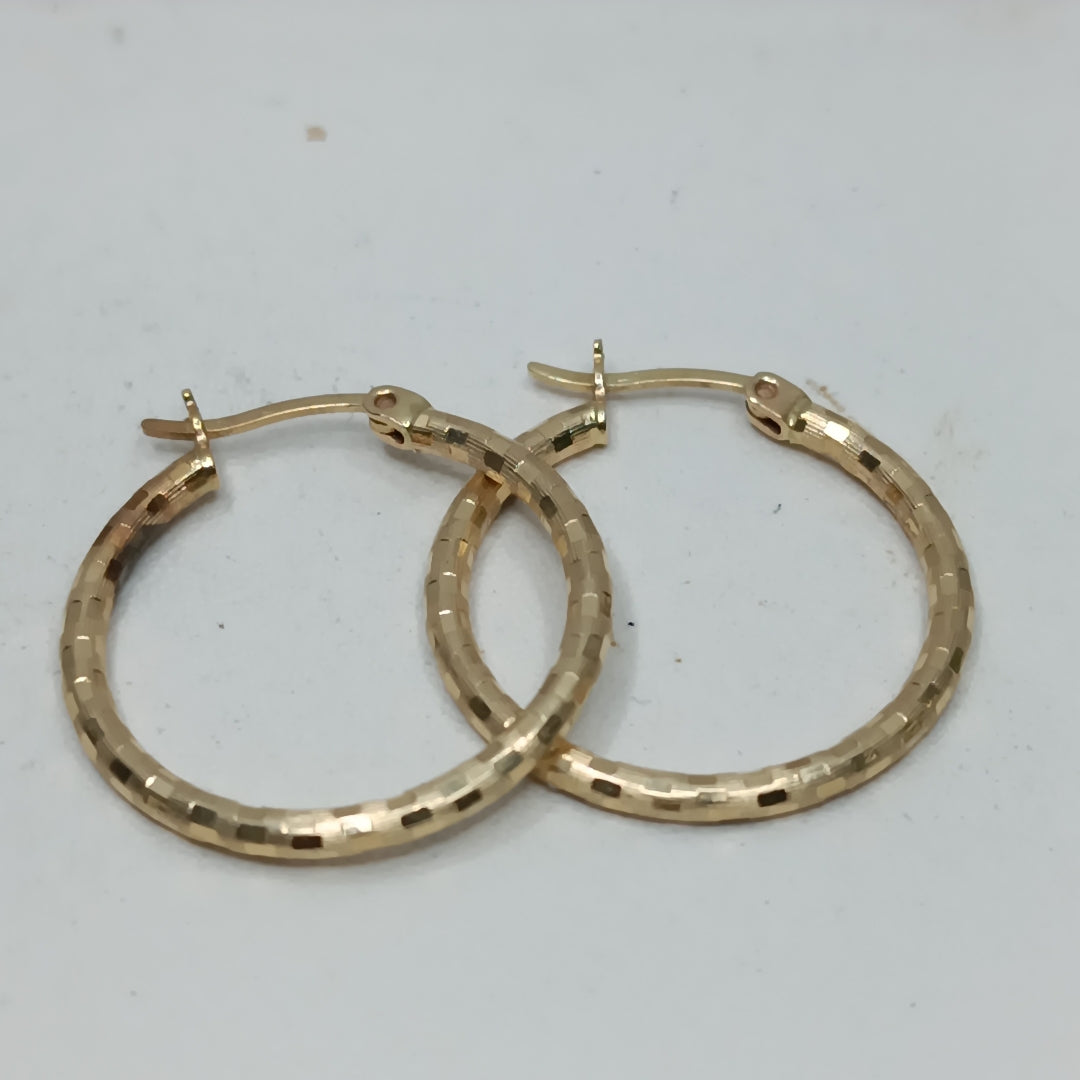ARRACADAS PAR ORO 14 K 2.6 GRMS (SEMINUEVO)
