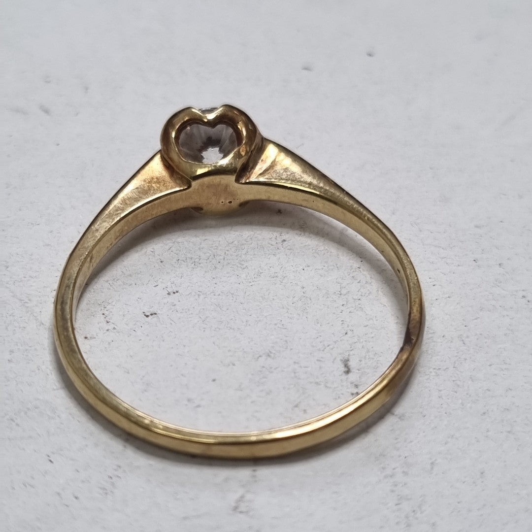 SOLITARIO ORO 14 K 2,70 GRMS (SEMINUEVO)