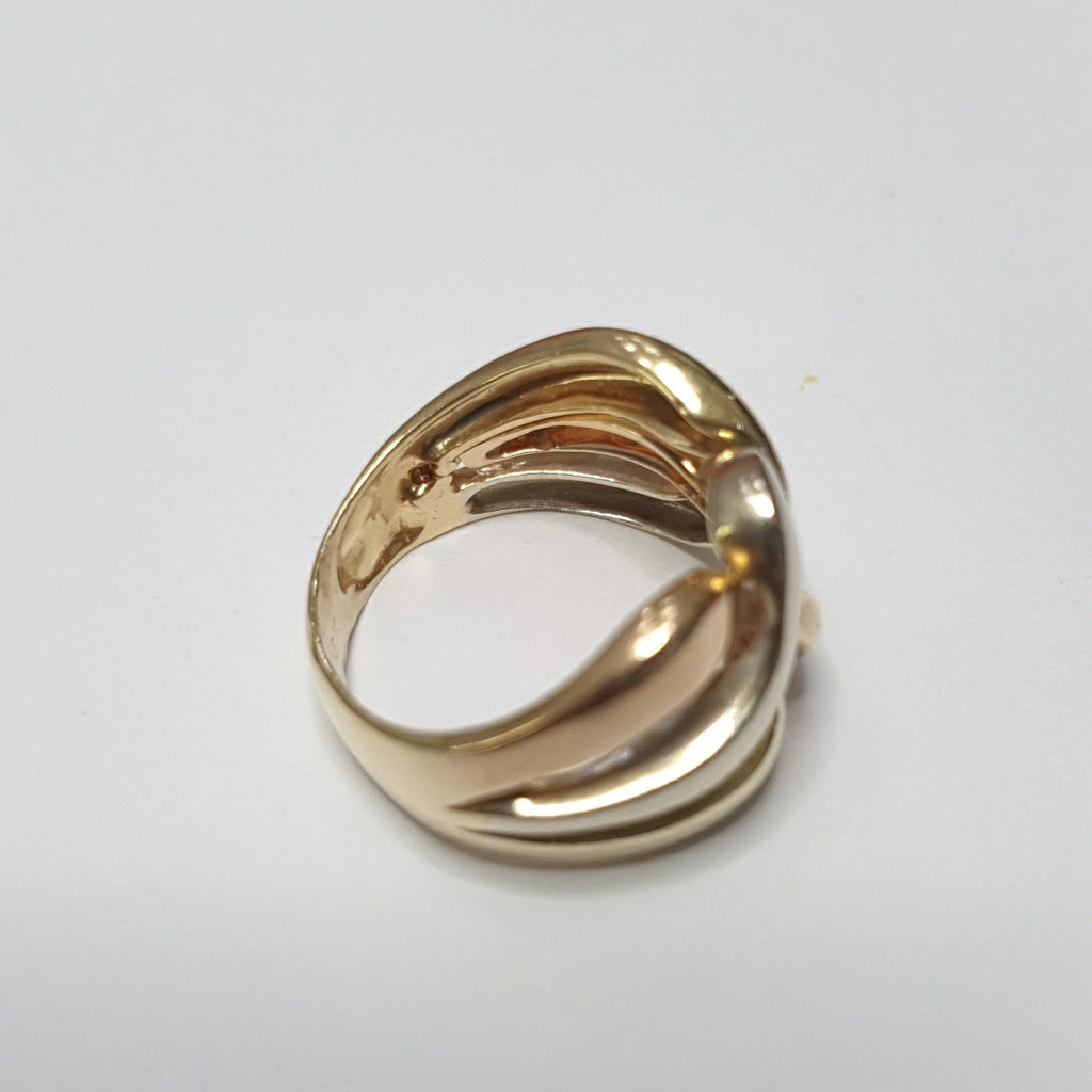 ANILLITO ORO COMBINADO 18 K 7,60 GRMS (SEMINUEVO)