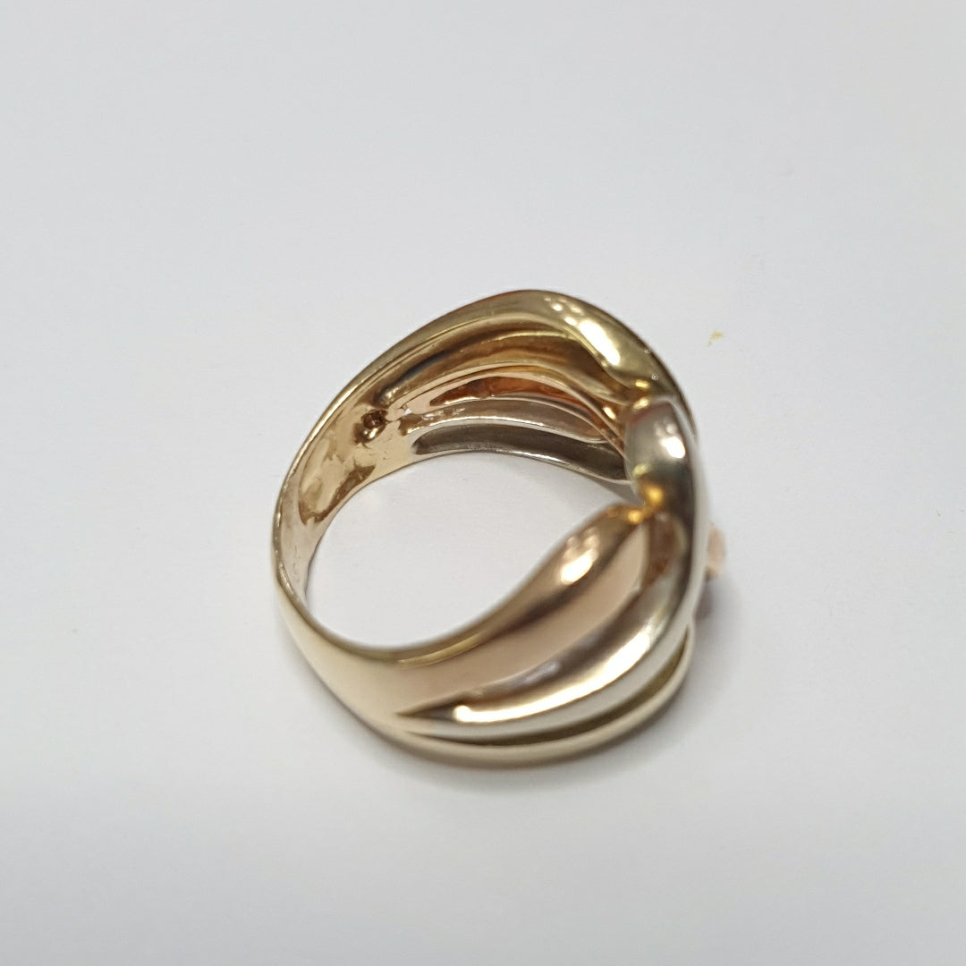 ANILLITO ORO COMBINADO 18 K 7,60 GRMS (SEMINUEVO)
