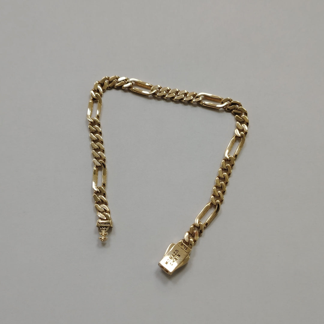 PULSERA MONACO ORO 14K 5.3 (NUEVO)