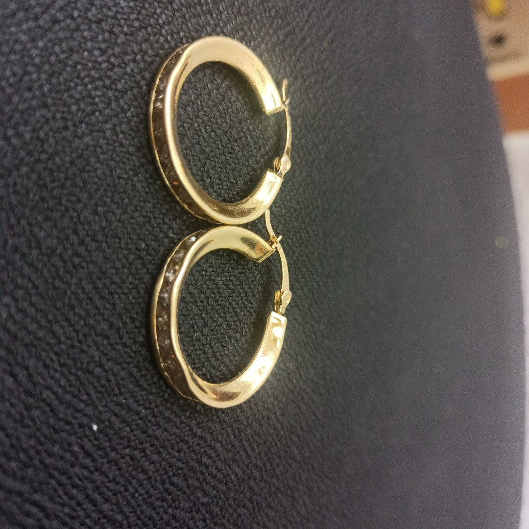 ARRACADAS PAR ORO 14 K 5,30 GRMS (SEMINUEVO)