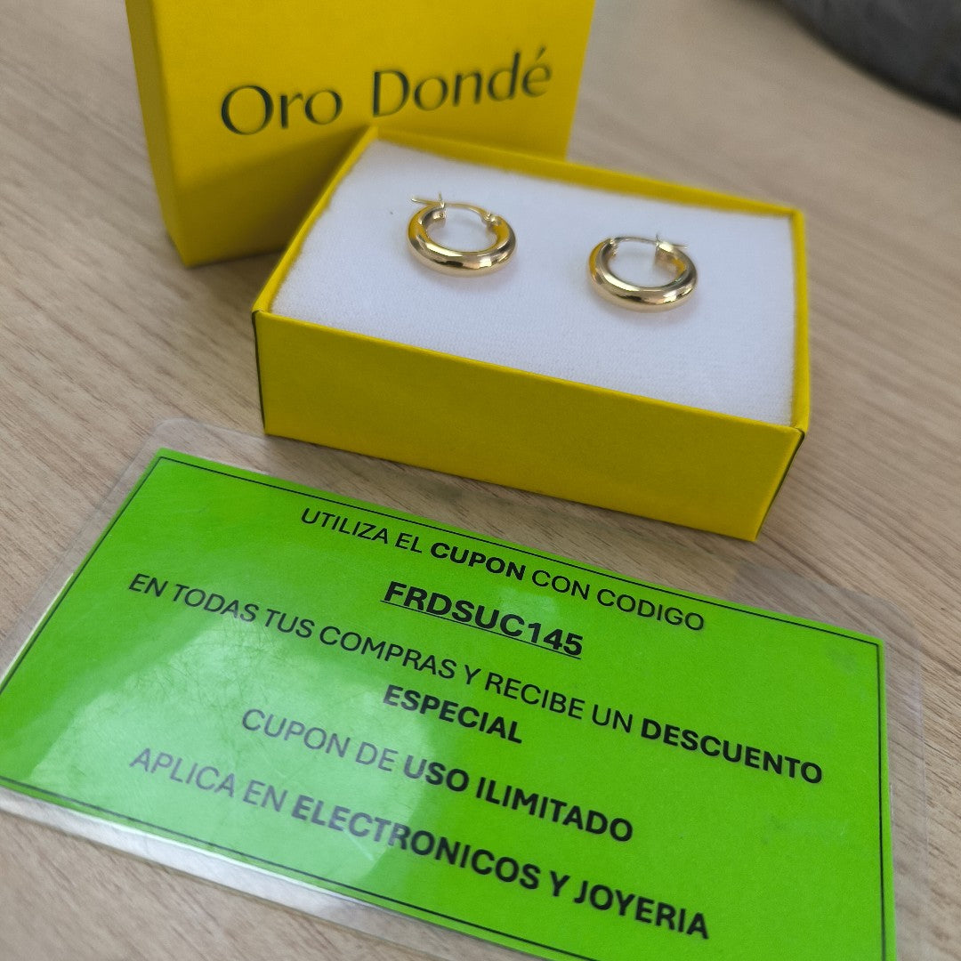 ARRACADAS ORO 14K 1.8 (NUEVO)