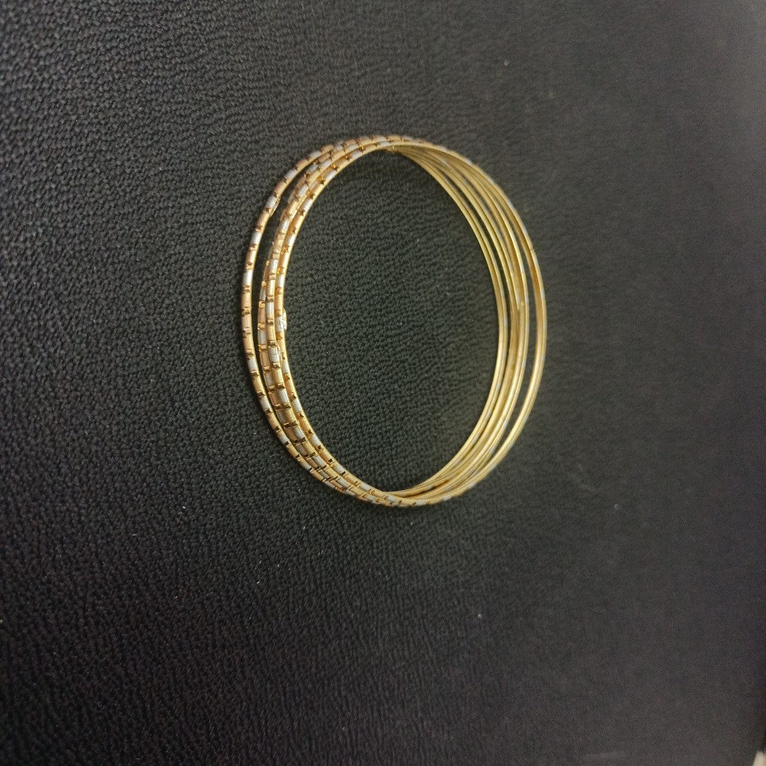 SEMANARIO DE PULSERAS ORO COMBINADO 14 K 12 GRMS (SEMINUEVO)