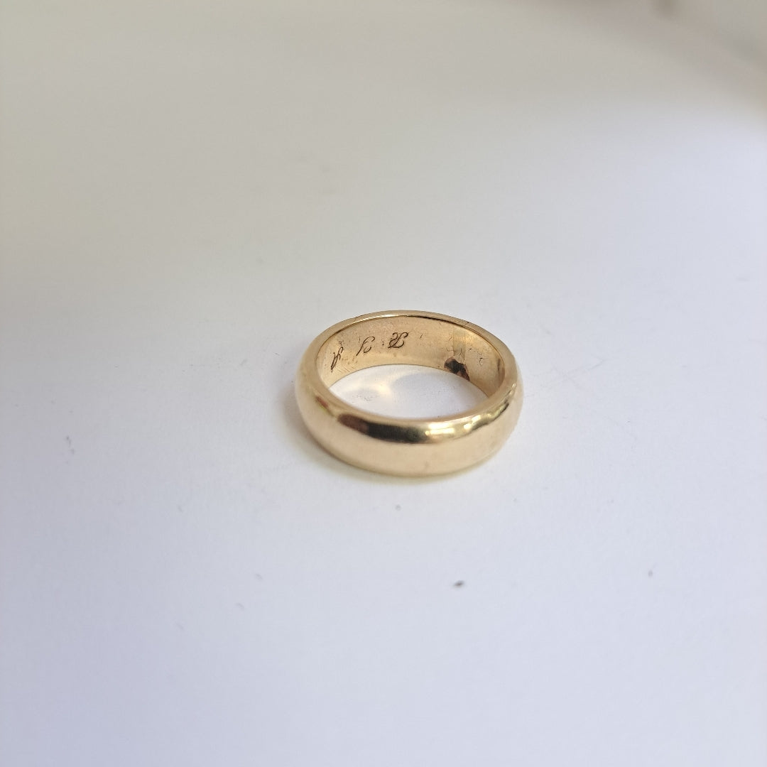 ARGOLLA ORO 14 K 7,40 GRMS (SEMINUEVO)