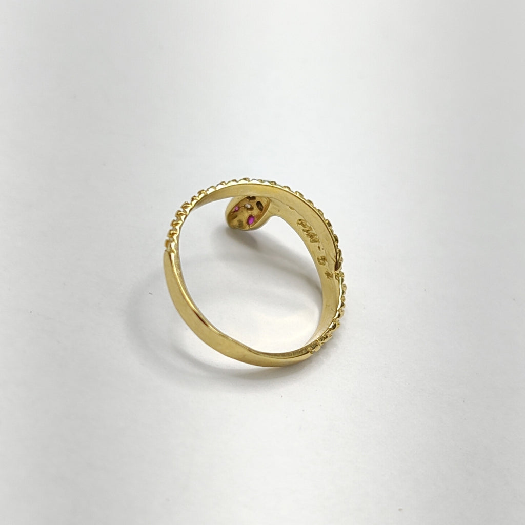 ANILLITO ORO COMBINADO 14 K 2.5 GRMS (SEMINUEVO)
