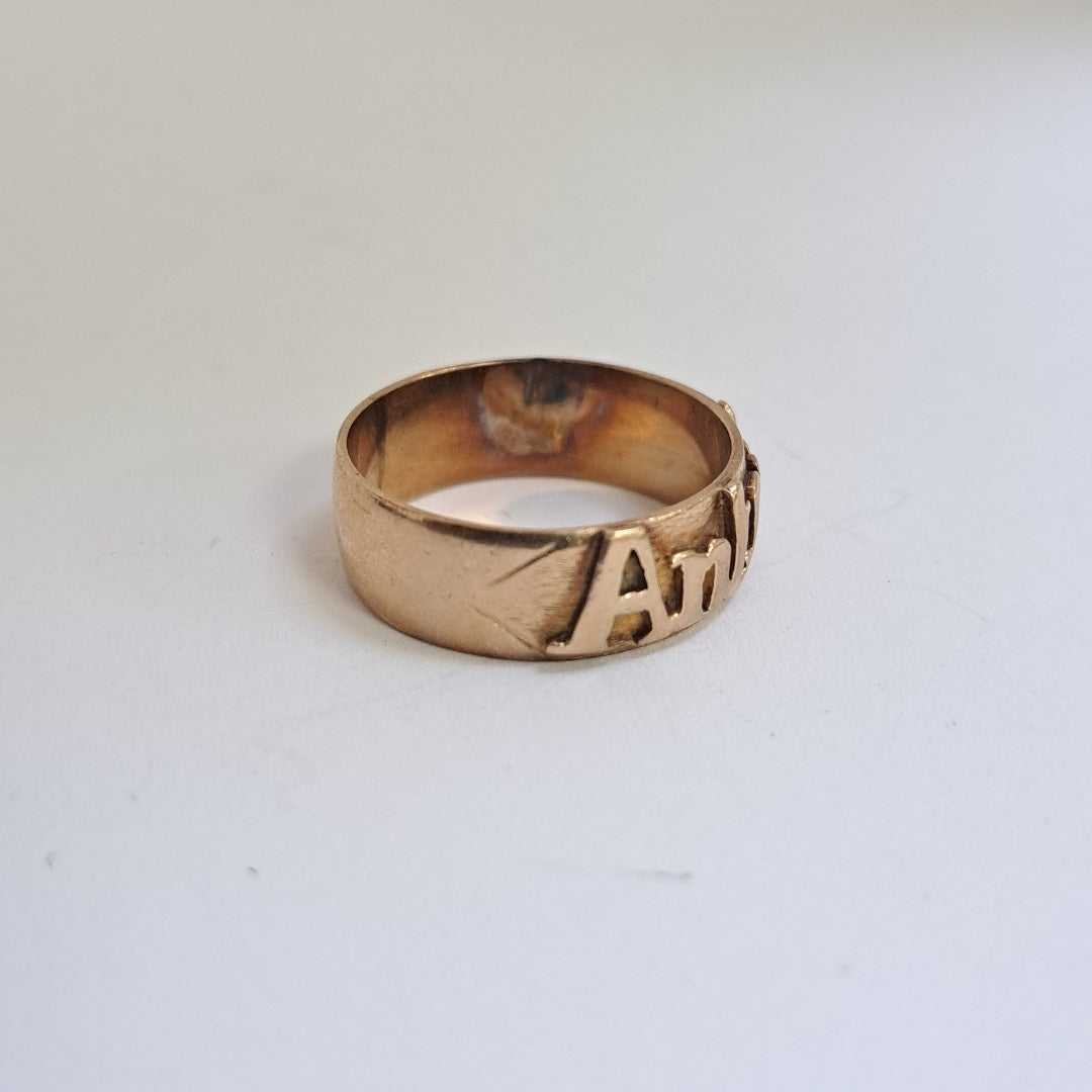 ANILLO ORO 10 K 5,00 GRMS (SEMINUEVO)