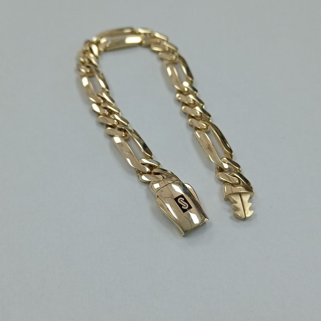 PULSERA MONACO ORO 14K 9.3 (NUEVO)
