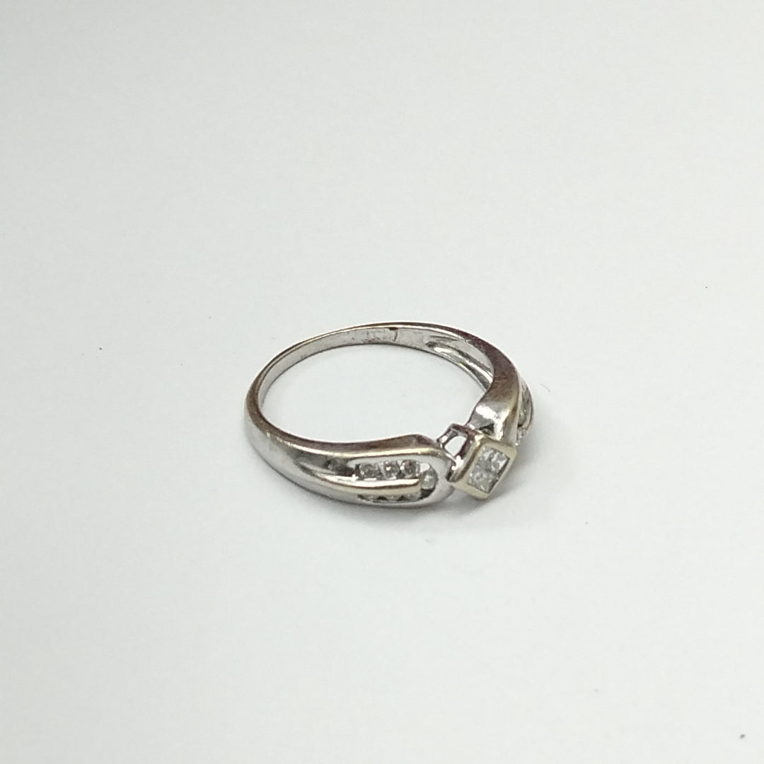 ANILLITO ORO, ORO BLANCO 14 K 3.3 GRMS (SEMINUEVO)
