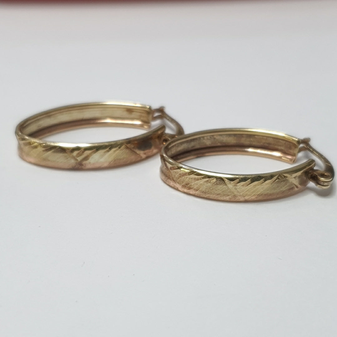 ARRACADAS PAR ORO 10 K 3,60 GRMS (SEMINUEVO)