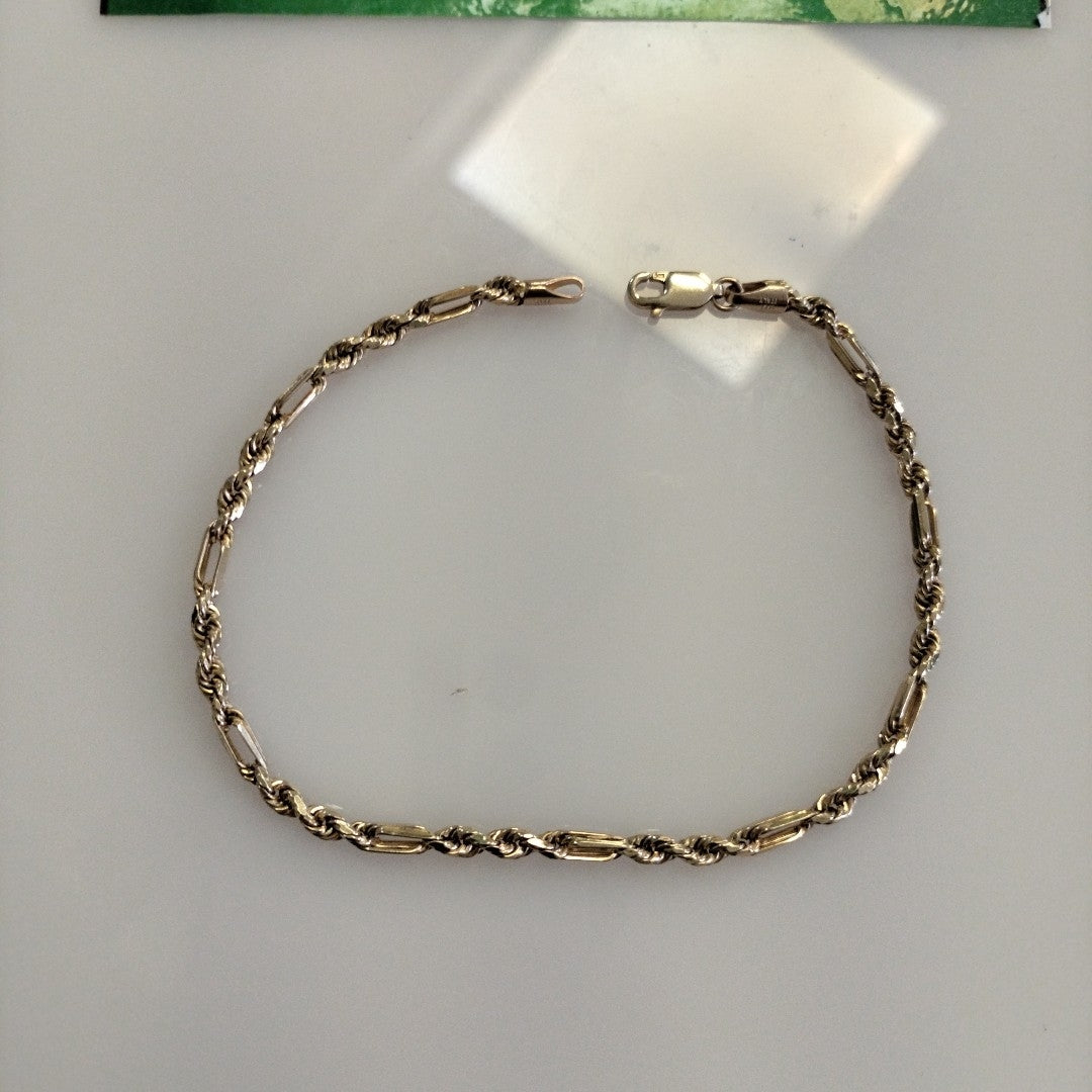 PULSERA ORO 14 K 3.6 GRMS (SEMINUEVO)