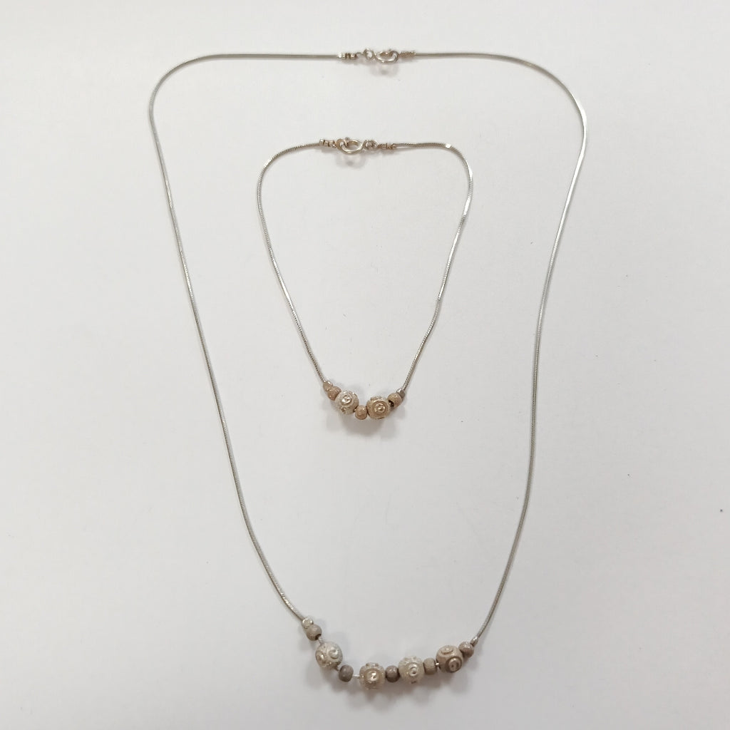ANILLITO, CADENA, PULSERA PLATA 24.7 GRMS (SEMINUEVO)