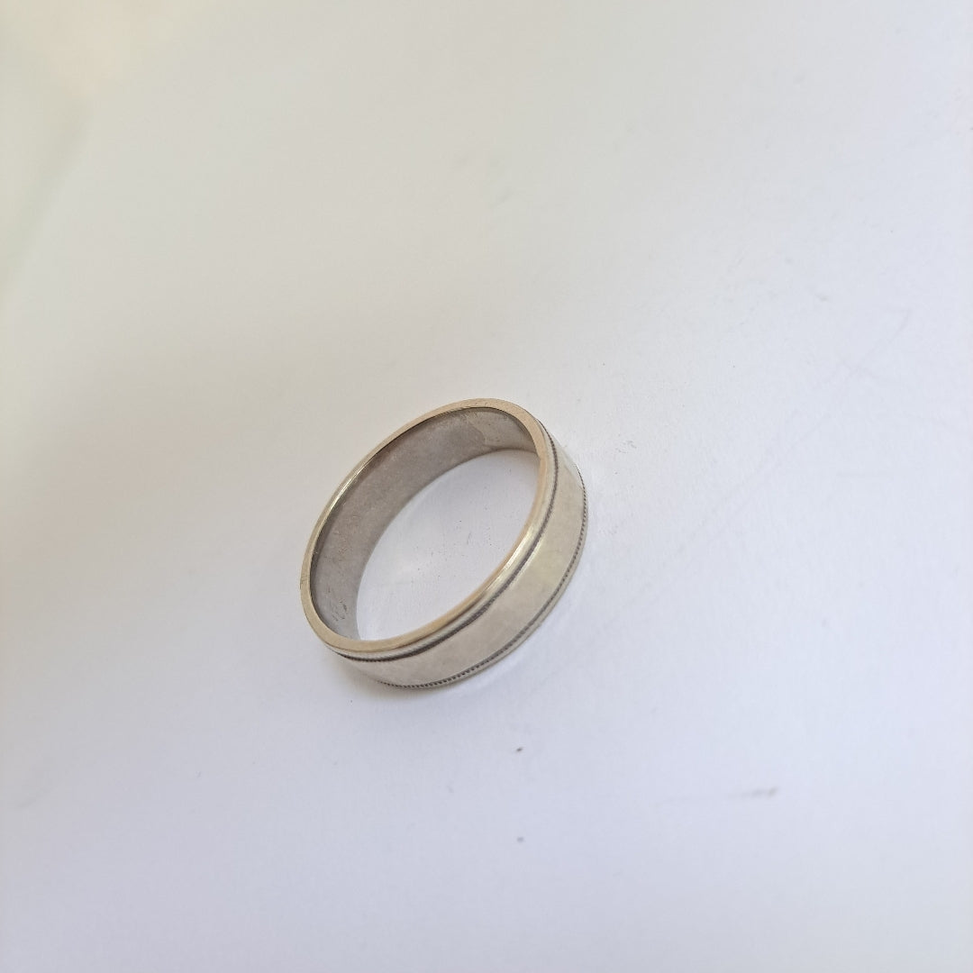 ARGOLLA ORO BLANCO 14 K 7.2 GRMS (SEMINUEVO)