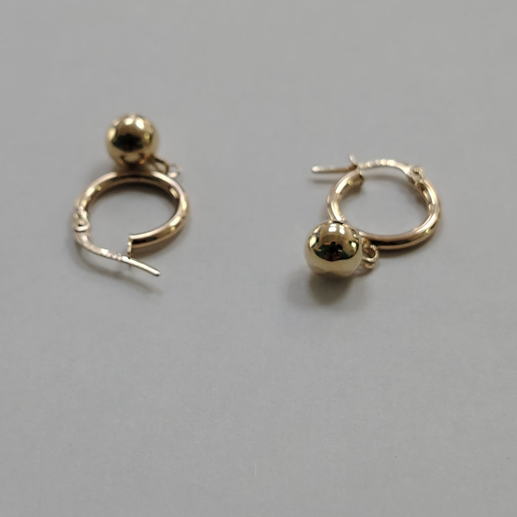 ARRACADAS ORO 14K 1.5 (NUEVO)