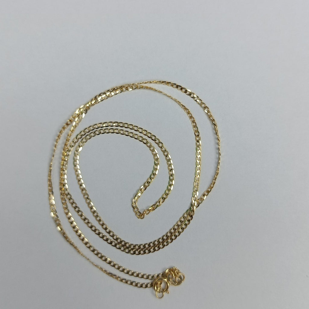 CADENAS BARBADA AMARILLA ORO 14K 2.2 (NUEVO)