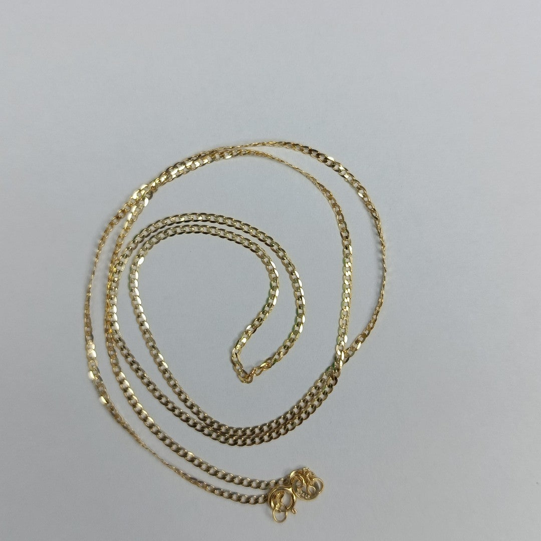 CADENAS BARBADA AMARILLA ORO 14K 2.2 (NUEVO)