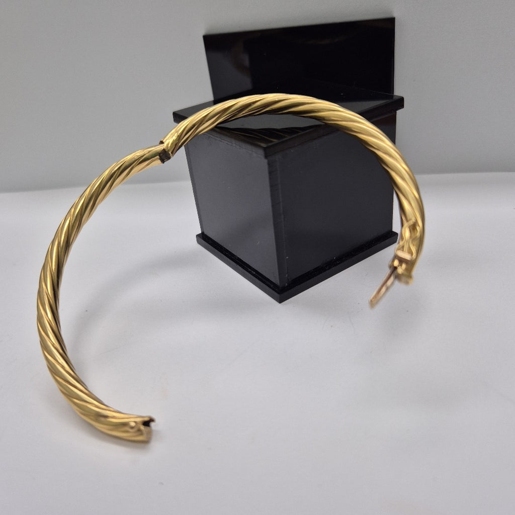 PULSERA RIGIDA ORO 18 K 10.3 GRMS (SEMINUEVO)