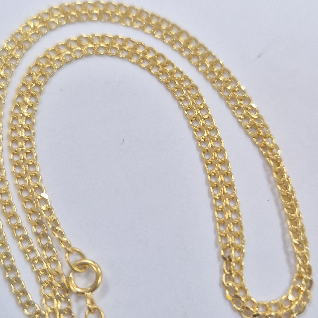 CADENAS BARBADA AMARILLA ORO 14K 1.8 (NUEVO)