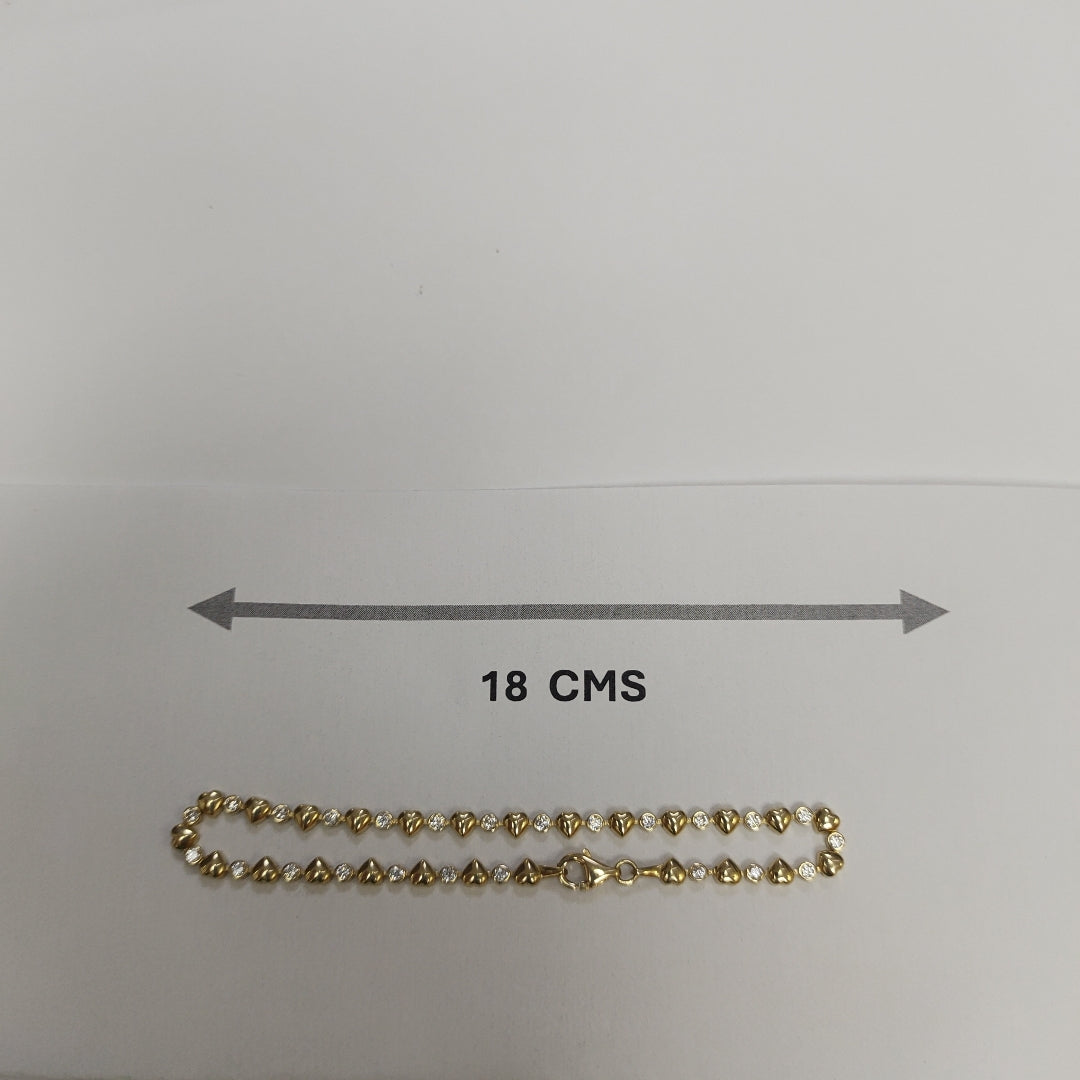 PULSERAS DAMA ORO 14K 3.5 (NUEVO)