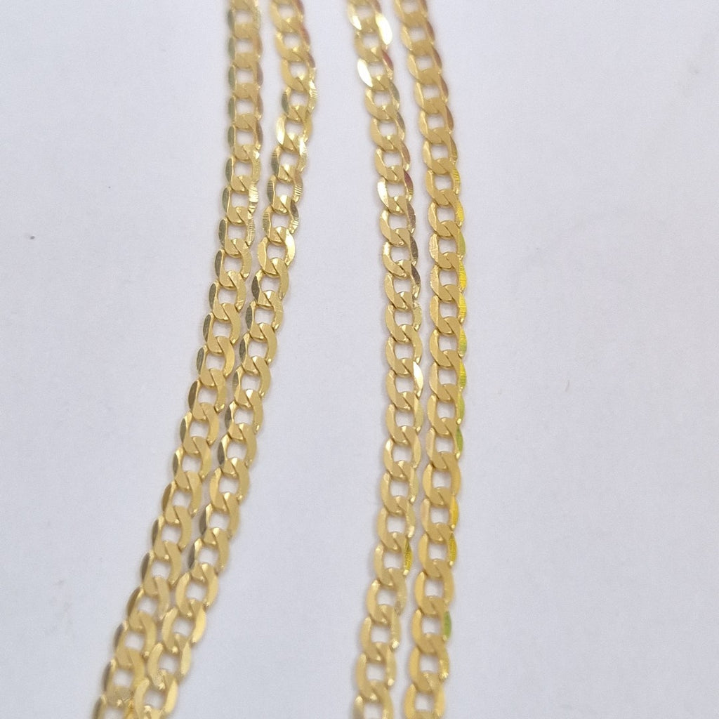 CADENAS BARBADA AMARILLA ORO 14K 2.1 (NUEVO)
